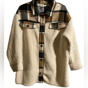 Maurice’s Shacket! Plaid and Sherpa Jacket